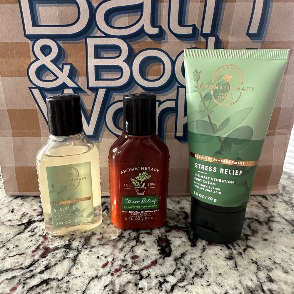 Bath and Body Works Stress Free set